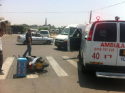  يافا: اصابة متوسطة لسائق دراجة نارية بحادث طرق 